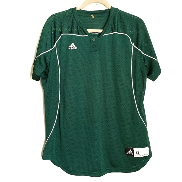 adidas Tops - Adidas Jersey Top Womens XL Green My Son Short Sleeve